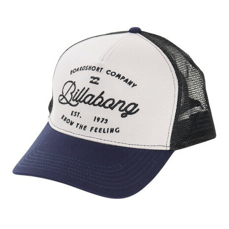 ビラボン（BILLABONG） TWILL TRUCKER キャップ BC011988 NVY （メンズ、レディース）