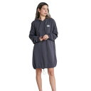 ロキシー アウトドアジャケット レディース ロキシー（ROXY）（レディース）JIVY DRESS スウェットワンピース 22FWRDR224001BBK