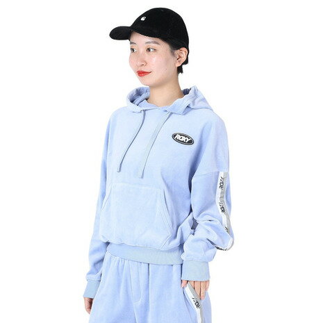 ロキシー パーカー レディース ロキシー（ROXY）（レディース）UVカット ベロア パーカー GO GIRL HOODIE 22FWRPO224529BLU