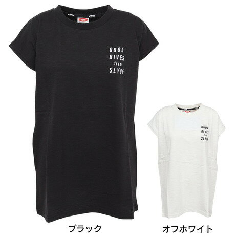 スライド（SLYDE）（レディース）半袖Tシャツ レディース バックプリントチュニック SL2023SSL-APP005