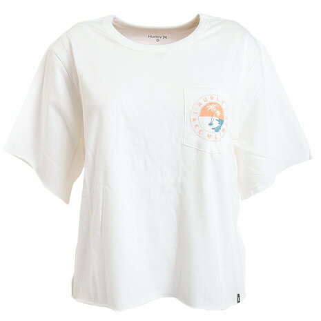 ハーレー（HURLEY） TMA POCKET CREW 半袖Tシャツ 22 CJ8745-100 （レディース）