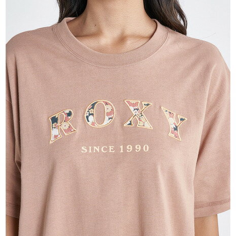 ロキシー（ROXY）（レディース）半袖Tシャツ レディース VINTAGE FLOWER LOGO Tシャツ RST232033 COR 3