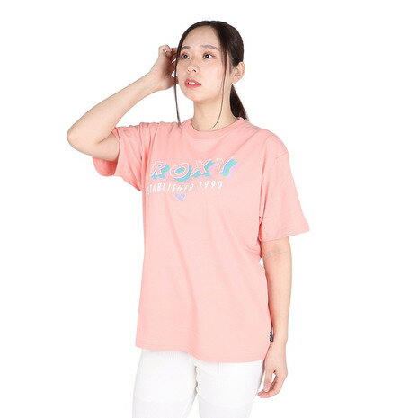 ロキシー（ROXY）（レディース）COLORFUL OVERLAP 半袖Tシャツ 24SPRST241602YAPR