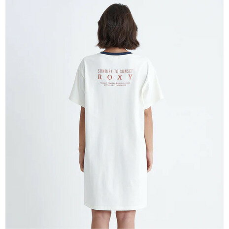 ロキシー（ROXY）（レディース）GETTING LOST IN PARADISE ロゴバックプリント ひざ丈ワンピース 24SURDR242022OWT