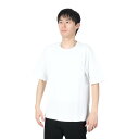 【2点10 OFFクーポン対象！4/18まで】エルケクス（ELKEX）（メンズ）ドライ ワッフル オーバーTシャツ 半袖 EKM2SP4173WHT