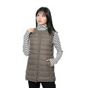 エルケクス(ELKEX)(レディース)LIGHT PADDING ベスト EKL4FA0025 MOK