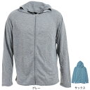 ヘインズ(Hanes)(メンズ)INSECT SHIELD ジップフーデッドロングスリーブTシャツ HM4-V103