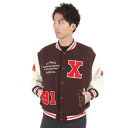 エクストララージ（XLARGE）（メンズ）OG ロゴ バーシティジャケット 101234021009-BROWN