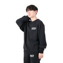 リーフ(REEF)(メンズ)ロゴ クルーネック スウエット RFSWM2301-BLK