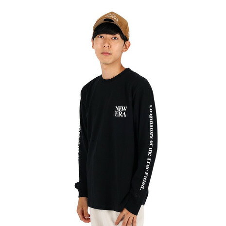 ニューエラ（NEW ERA）（メンズ、レディース）長袖コットンTシャツ Originators of the True Fitted 13755417