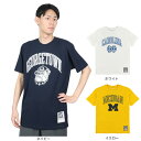 ミッチェルアンドネス（Mitchell&Ness）（メンズ）半袖Tシャツ メンズ NCAA ARCH LOGO TEE GEORGE BMTRTP21133