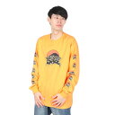 エクストララージ（XLARGE）（メンズ）EVENING 長袖Tシャツ 101221011030-YELLOW