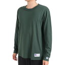 ラッセル(RUSSELL)(メンズ)T/C 長袖クルーネックTシャツ RBM23F0011 DGRN