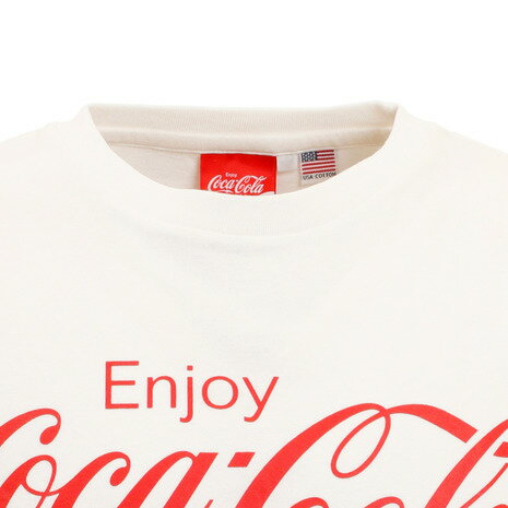 【9/5 24h限定エントリー＆対象4店舗買い回りで最大P10倍！】コカコーラ（Coca-Cola） ロゴプリントTシャツ 0530115-06 OFF 半袖 （メンズ）