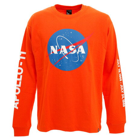 ビーワンソウル（B ONE SOUL） Tシャツ メンズ 長袖 NASA ミートボール 9770903-ORG （メンズ）