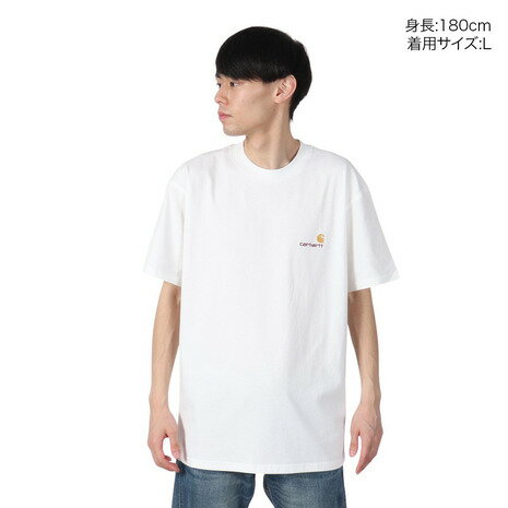 カーハート（CARHARTT）（メンズ）ショートスリーブアメリカンスクリプトTシャツ I02995602XX25SS