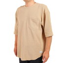 エスエーエス（S.A.S）（メンズ）防蚊ドライワッフル七分袖Tシャツ SAS2147203-20:BEIGE