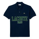 ラコステ(LACOSTE)(メンズ)オーバーサイズネームプリントポロシャツ PH7419-99 166(4)