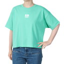 リーフ(REEF)(レディース)スクエア ロゴ 半袖 Tシャツ RFTEL2503-AQA