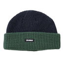 エクストララージ(XLARGE)(メンズ)2TONE CUFF ビーニー 101234051007-NAVY