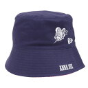 ニューエラ(NEW ERA)(レディース)バケット01 リバーシブル セーラーブリム Sailor Brim ANNA SUI アナ スイ ネイビー/ピンク 1...