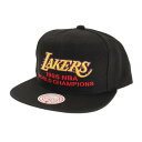 ~b`FAhlXiMitchell&NessjiYjSPORTS SPECIALTY Lbv LOS ANGELES LAKERS 6HSSMM21012-LALBLCK