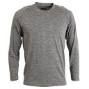 アズ(as)(メンズ)長袖Vネックシャツ 9277-32 GRY(4)