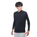 クー(Coo.)(メンズ)ドライプラスクール ハイネック 長袖アンダーシャツ 891CO4GC0012 BLK 冷感 黒