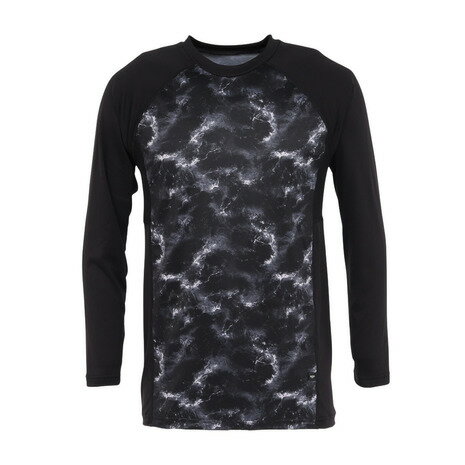 デュアリグ（DUARIG）（メンズ）ウィンドクロス 防風長袖クルーネック 5F0002-WAUW-891ASC 黒 ブラック..