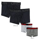 アンダーアーマー（UNDER ARMOUR）（メンズ）テック 3インチ ボクサージョック 2枚入り 1358555