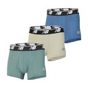 ニューバランス(new balance)(メンズ)メッシュボクサーパンツ 3インチ前閉じ 3枚組 S-LLサイズ LAU13048NUS 下着 アンダーウェア ボクサー 3枚 セット