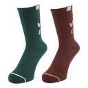 ニューバランス(new balance)(メンズ、レディース)ミッドカフ 2足組ソックス LAS43162AS2