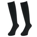 クー(Coo.)(メンズ)ヒートクロス クルーソックス 2足組 894Q4GSA0019 BLK25 25-28cm 抗菌防臭 黒