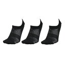 クー(Coo.)(メンズ)靴下 ショートソックス 冷感 HM スニーカーイン 3足組 黒 25-28センチ BLK3 894CO5GSA0013 BLK 吸汗速...
