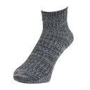 クー(Coo.)(メンズ)アンクルソックス 麻混 1足組 25〜28cm BLK 894CO4GSA0030
