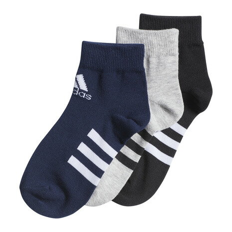 アディダス（adidas） ジュニア アンクルソックス 3足組 GOT21-FM2336 （キッズ）