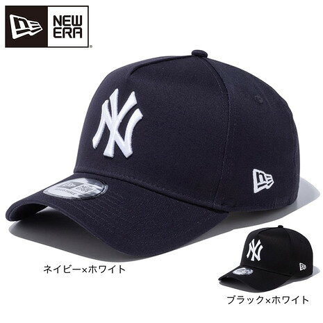 ニューエラ（NEW ERA）（メンズ、レディース）キャップ 9FORTY A-Frame ニューヨーク・ヤンキース 14525034 14525036 サイズ調整可 日除け対策 カーブバイザー