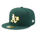 ニューエラ(NEW ERA)(メンズ)59FIFTY MLBオンフィールド オークランド・アスレチックス ロード キャップ 14524862(4)