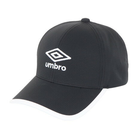 アンブロ UMBRO メンズ はっ水メッシュキャップ UUAXJC04 BK 熱中症対策