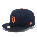 ニューエラ(NEW ERA)(メンズ、レディース)帽子 キャップ 59FIFTY MLBオンフィールド デトロイト・タイガース ロード 14524881 57....