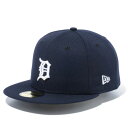 ニューエラ(NEW ERA)(メンズ、レディース)帽子 キャップ 59FIFTY MLBオンフィールド デトロイト・タイガース ホーム 14524882 57....