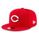 ニューエラ(NEW ERA)(メンズ、レディース)キャップ 59FIFTY MLBオンフィールド シンシナティ・レッズ ホーム 赤 S-Lサイズ(57-59cm...