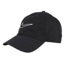 ナイキ（NIKE）（メンズ）クラブ アンストラクチャード スウッシュ キャップ FB5369-010 帽子