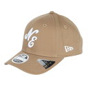 ニューエラ(NEW ERA)(メンズ、レディース)帽子 キャップ 9FIFTY ストレッチスナップ クラシックロゴ カーキ×ホワイト 14524917 57cm...