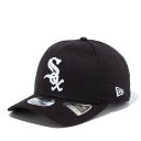 ニューエラ(NEW ERA)(メンズ、レディース)キャップ 9FIFTY ストレッチスナップ シカゴ ホワイトソックス 14524924 57-61cm 黒