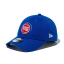 ニューエラ(NEW ERA)(メンズ、レディース)キャップ 940 NBA デトロイト・ピストンズ チームカラー 青 14527263 サイズ調整可 日除け対策 ロゴ 刺繍(4)