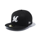 ニューエラ(NEW ERA)(メンズ、レディース)帽子 キャップ 59FIFTY 千葉ロッテマリーンズ 黒 S-Lサイズ 14525192 NPB 野球 プロ野...