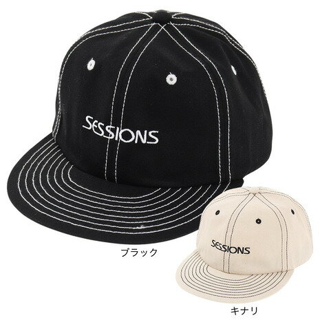 セッションズ（SESSIONS）（メンズ） カラーステッチBBキャップ 218219 帽子