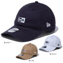 ニューエラ（NEW ERA）（メンズ、レディース）キャップ 9THIRTY ボックスロゴ ノンウォッシュコットン 13552103 13552104 13552105 帽子