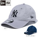ニューエラ(NEW ERA)(メンズ、レディース)9TWENTY クロスストラップ ウォッシュドコットン ニューヨーク・ヤンキース MLB 帽子